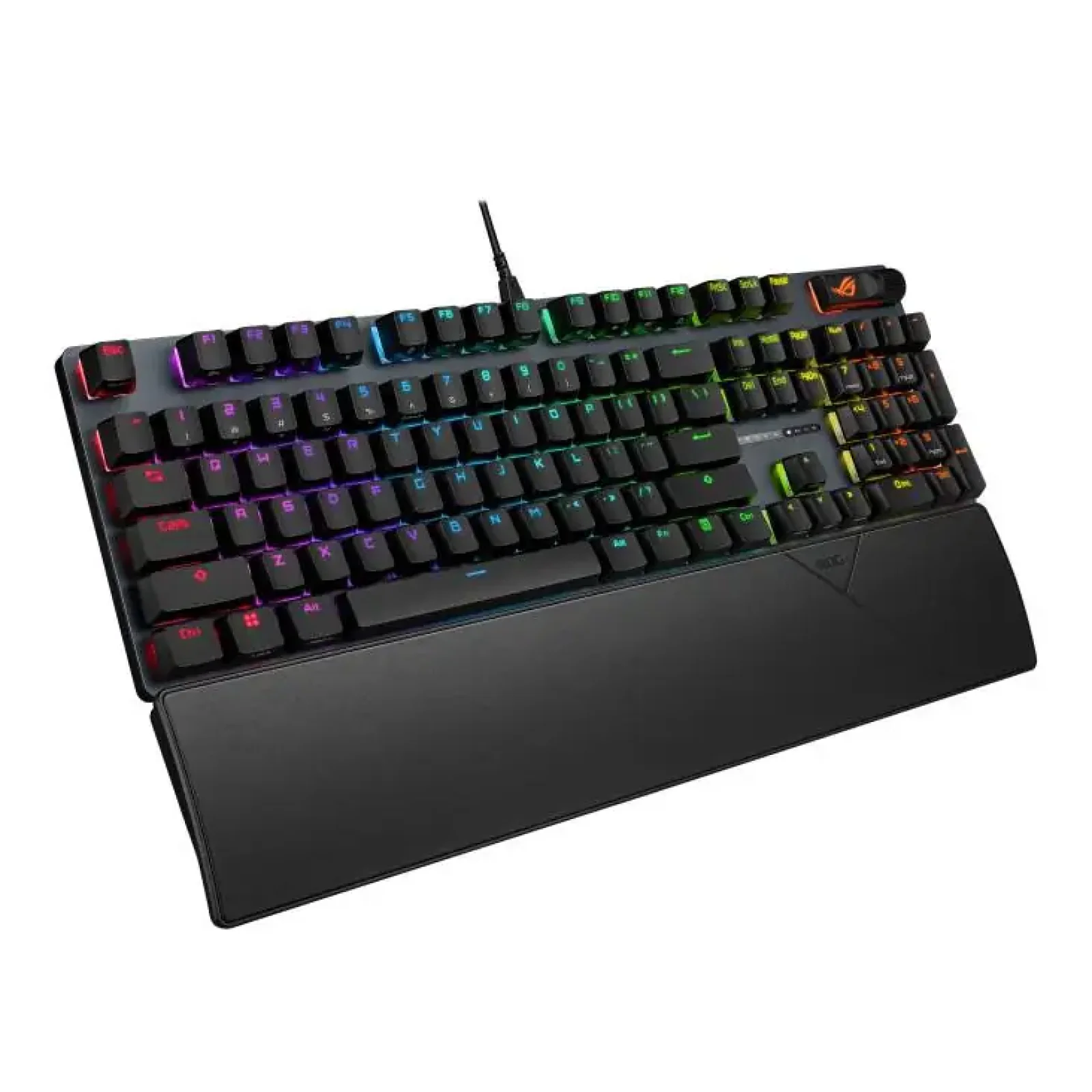 Клавiатура Asus ROG Strix Scope II X NX Snow V2 EN PBT Black (90MP03XF-BKUA20) UA