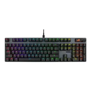 Клавiатура Asus ROG Strix Scope II X NX Snow V2 EN PBT Black (90MP03XF-BKUA20) UA