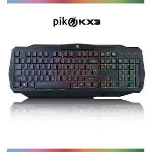 Клавиатура Piko KX3 Black (1283126489594) USB UA