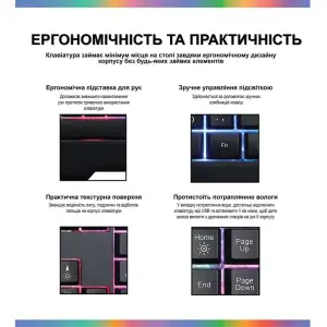 Клавиатура Piko KX4 Black (1283126489563) USB UA