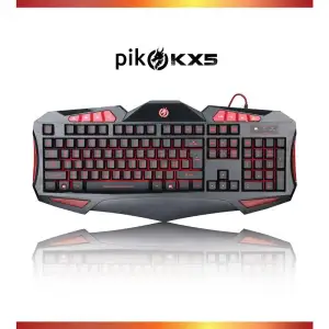Клавиатура Piko KX5 Black (1283126489600) USB UA