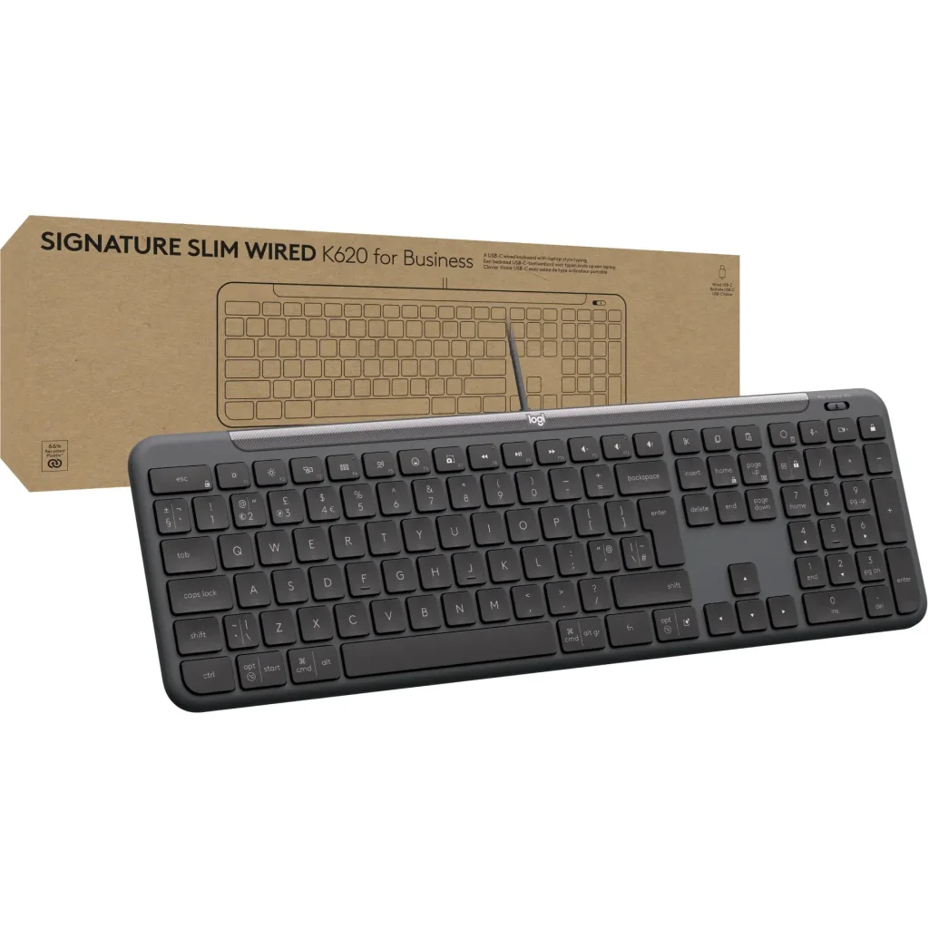 Клавіатура Logitech Signature Slim K620 for Business Graphite (920-013333) UA