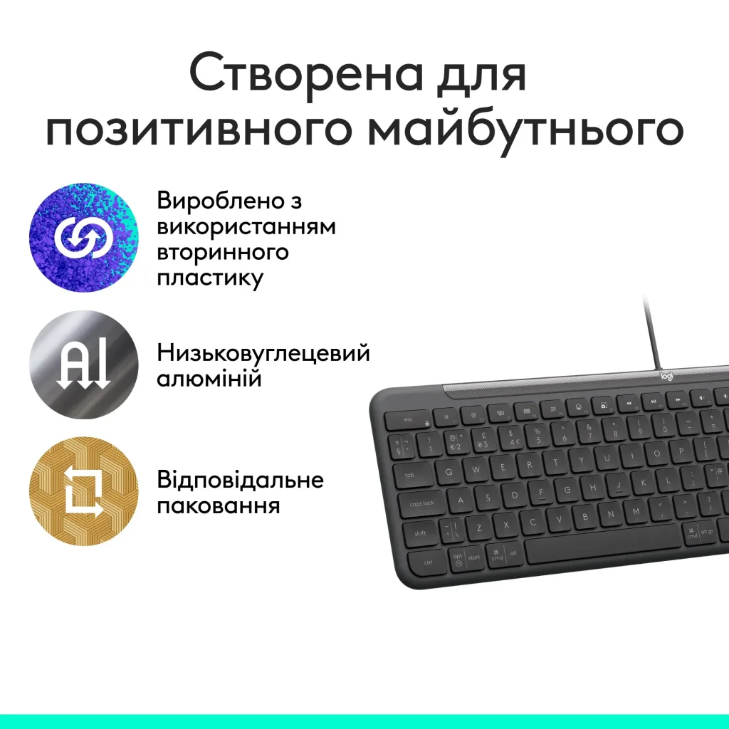 Клавіатура Logitech Signature Slim K620 for Business Graphite (920-013333) UA