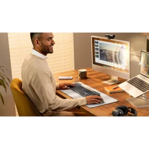 Клавiатура бездротова Logitech Slim Solar+ Graphite (920-013764) UA