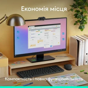 Клавiатура бездротова Logitech K250 Graphite (920-013822) UA