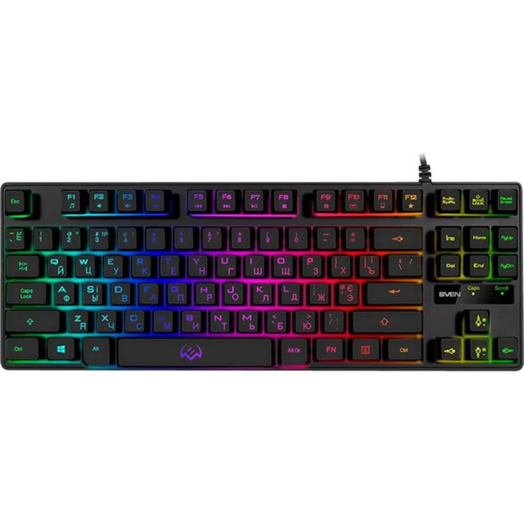 Клавіатура Sven KB-G7400 Black USB, 00600204 UA