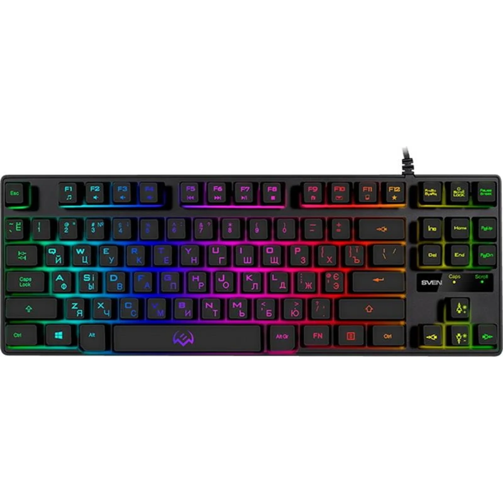 Клавіатура Sven KB-G7400 Black USB, 00600204 UA