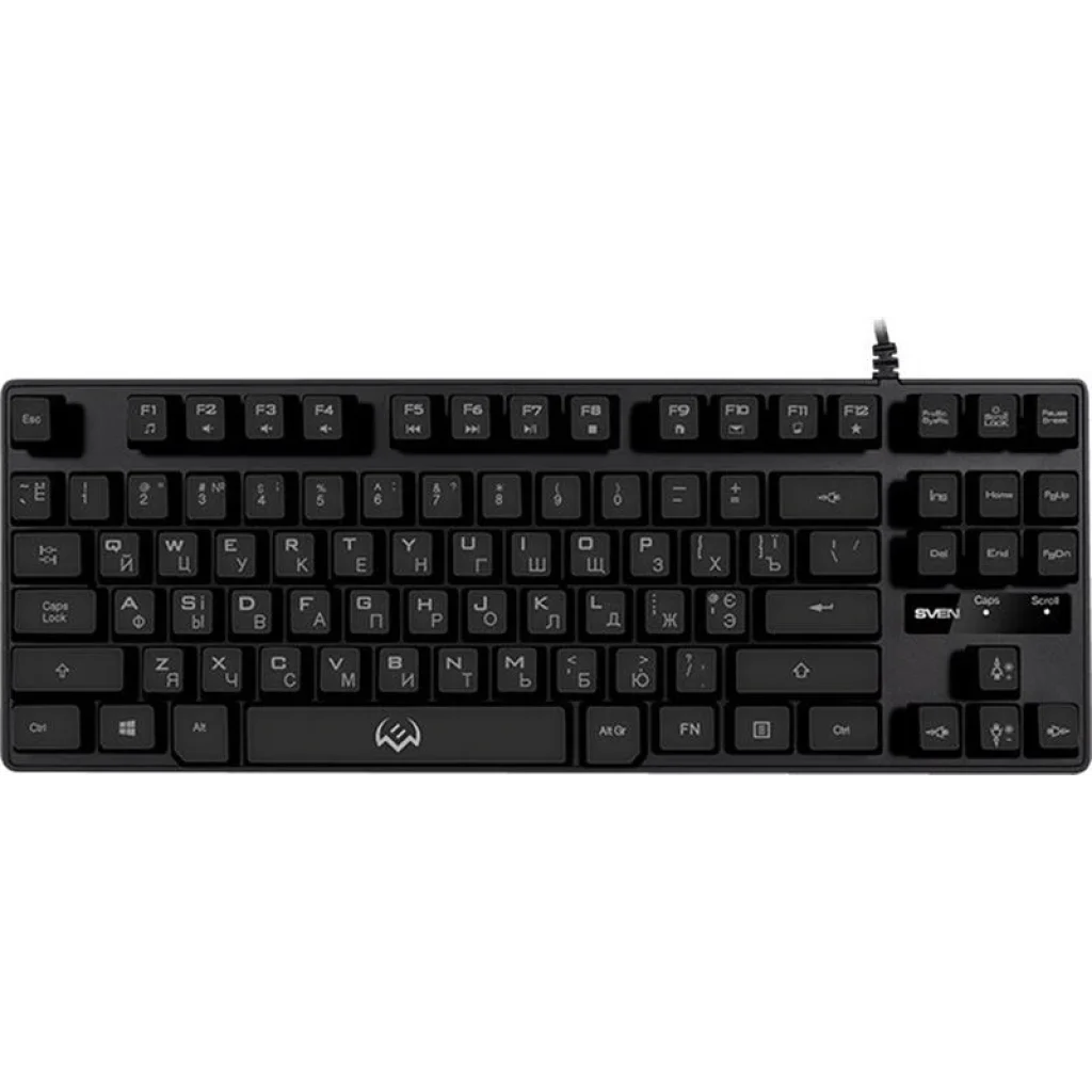 Клавіатура Sven KB-G7400 Black USB, 00600204 UA