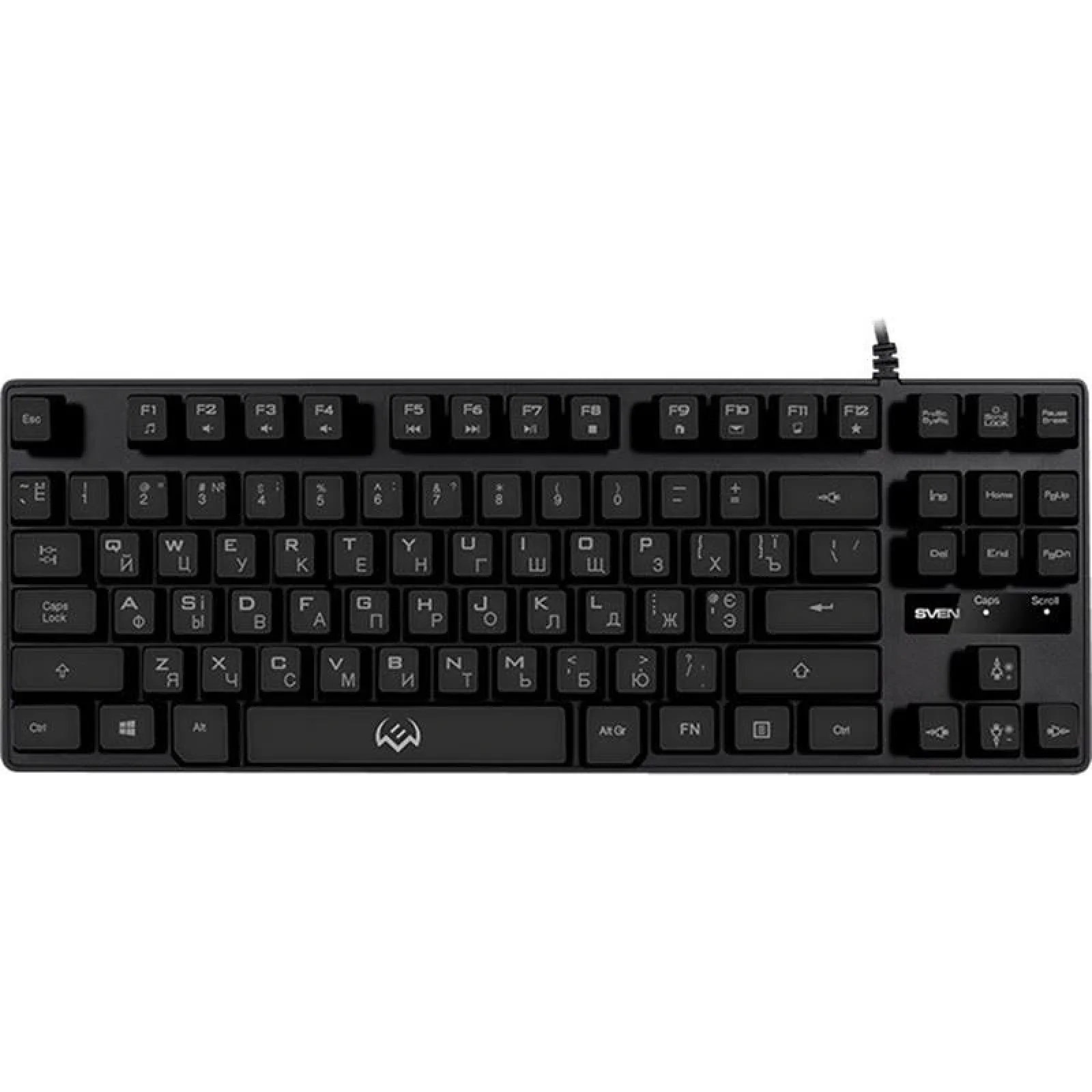 Клавіатура Sven KB-G7400 Black USB, 00600204 UA