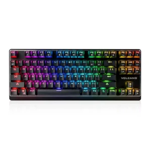 Клавіатура Modecom Volcano RGB Lanparty Red Switch USB (K-MC-LANPARTY-U-RGB-RED) Black UA