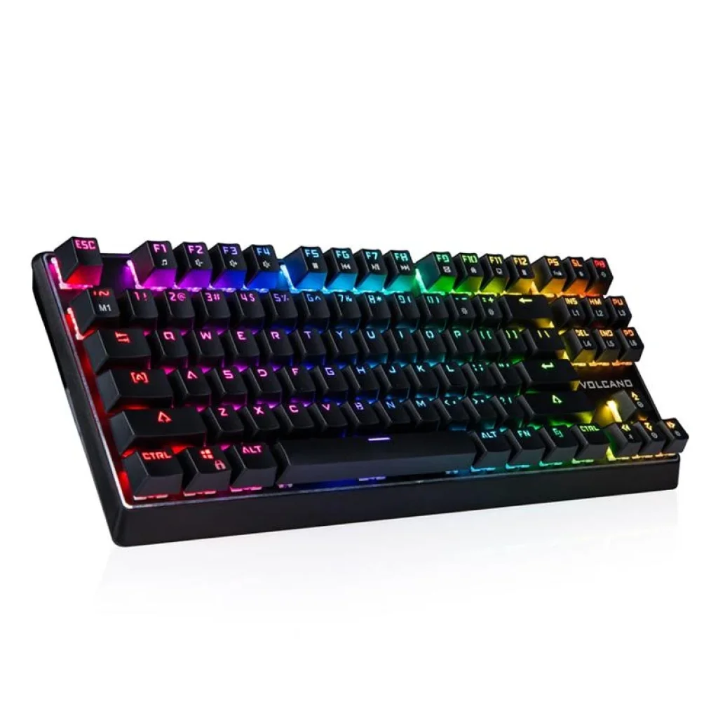 Клавіатура Modecom Volcano RGB Lanparty Red Switch USB (K-MC-LANPARTY-U-RGB-RED) Black UA