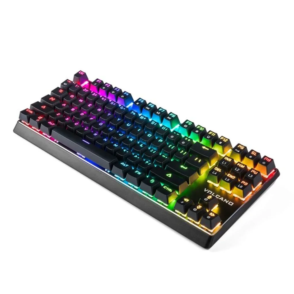 Клавіатура Modecom Volcano RGB Lanparty Red Switch USB (K-MC-LANPARTY-U-RGB-RED) Black UA