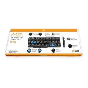 Клавиатура Piko KB-106 Black (1283126467097) USB UA