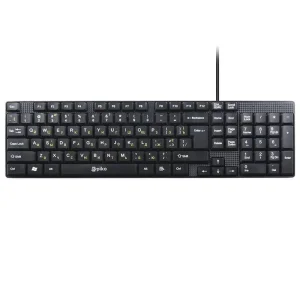 Клавиатура Piko KB-005 Black (1283126472459) USB UA