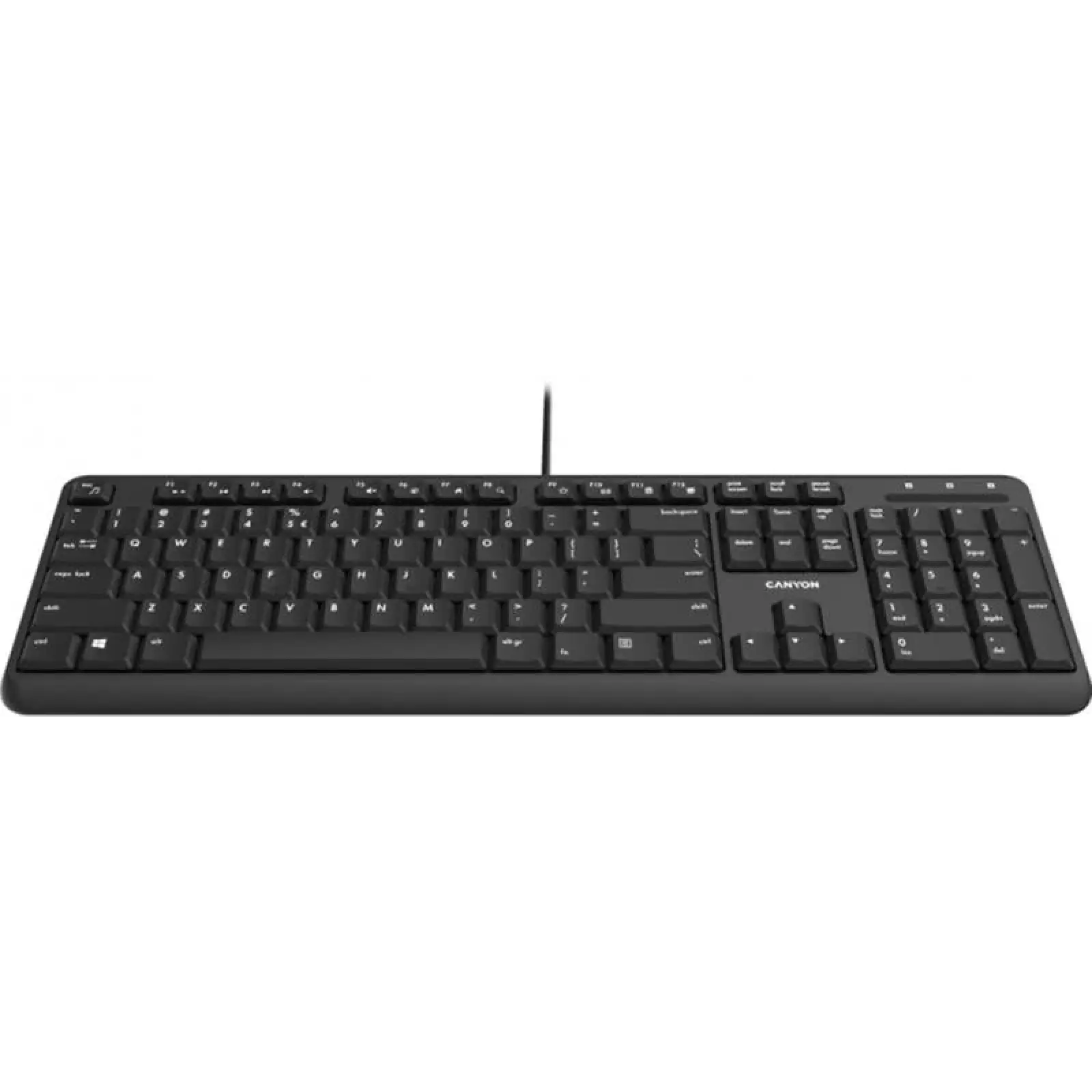 Клавиатура Canyon CNS-HKB02-RU Black USB UA
