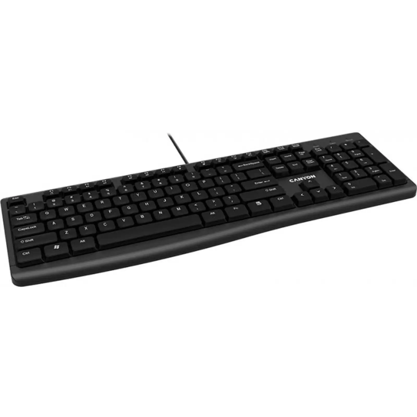 Клавиатура Canyon CNE-CKEY5-RU Black USB UA