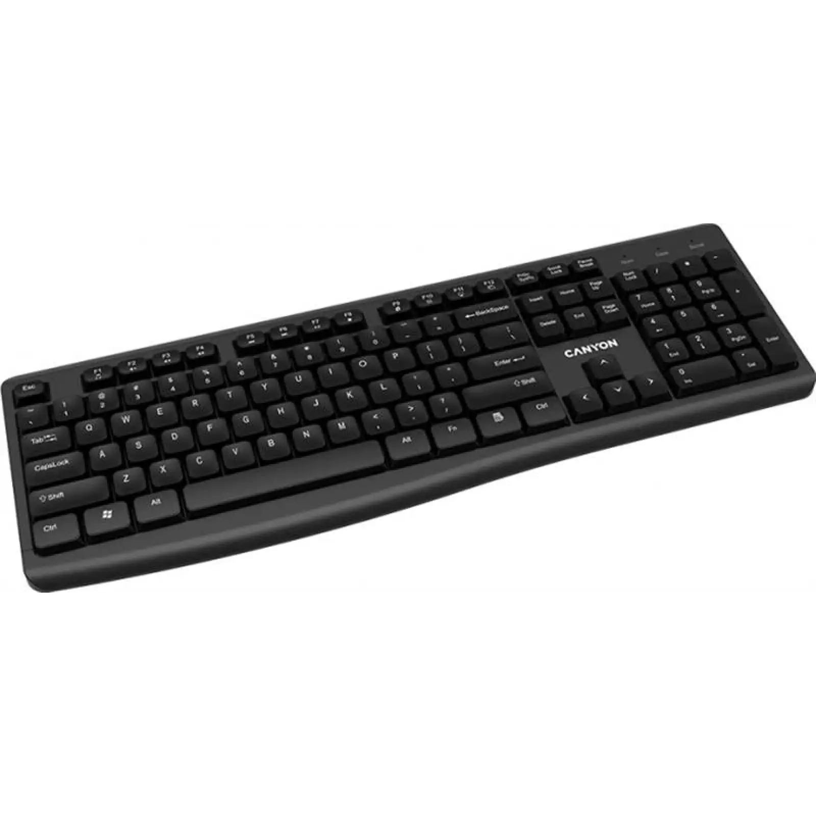 Клавиатура Canyon CNS-HKBW05-RU Black USB UA
