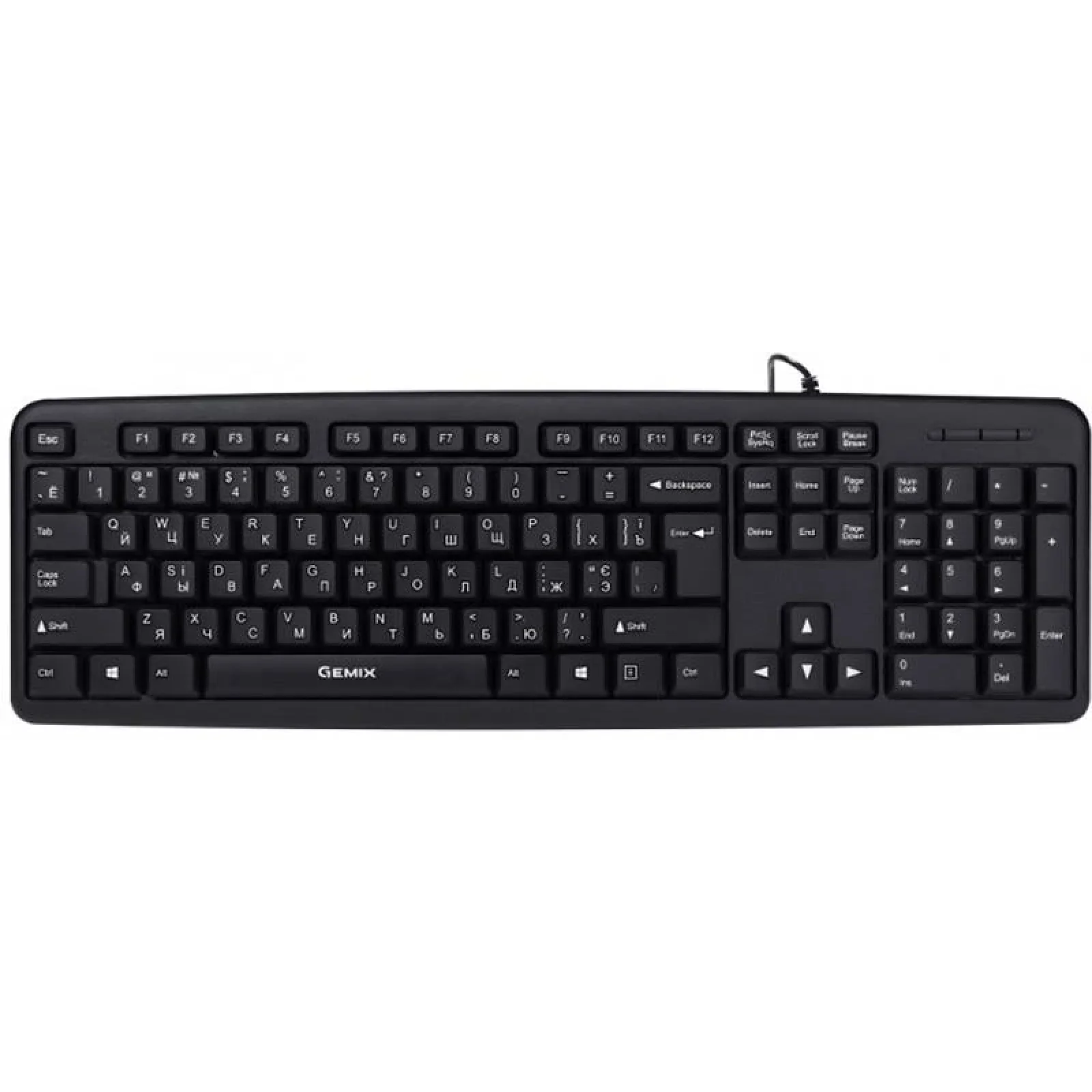Клавиатура Gemix KB140 Black USB UA