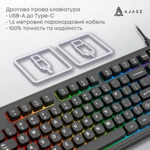 Клавіатура Ajazz AF98 Black (AF98-B) UA
