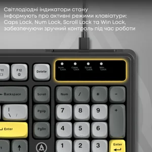 Клавіатура Ajazz AF98 (AF98-BGY) UA