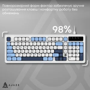 Клавіатура Ajazz AF98 (AF98-GB) UA