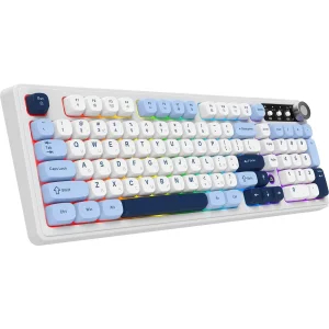 Клавіатура бездротова Ajazz AF98 Plus Glacier Blue (AF98-PLUS-GB) UA