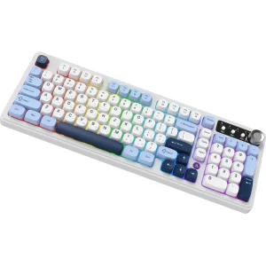 Клавіатура бездротова Ajazz AF98 Plus Glacier Blue (AF98-PLUS-GB) UA