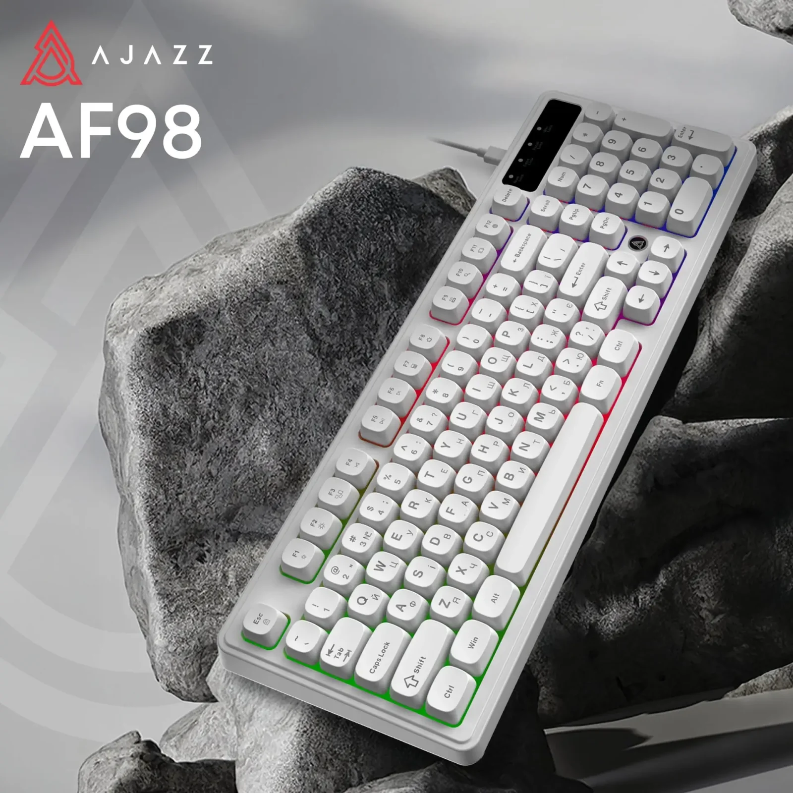 Клавіатура Ajazz AF98 White (AF98-W) UA
