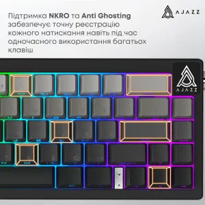 Клавіатура Ajazz AK650 Day Dream Switch Gradient Black Gray (AK650-DD-BG) UA