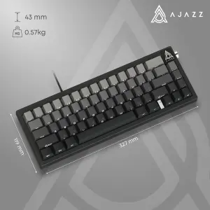Клавіатура Ajazz AK650 Day Dream Switch Gradient Black Gray (AK650-DD-BG) UA