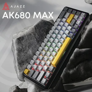 Клавиатура Ajazz AK680 MAX Magnetic Switch RGB (AK680-M-BGY-AW) UA