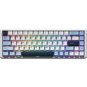 Клавиатура беспроводная Ajazz AK680 Max (8+8K) Magnetic Switch White (AK680-M-BWD-A) UA