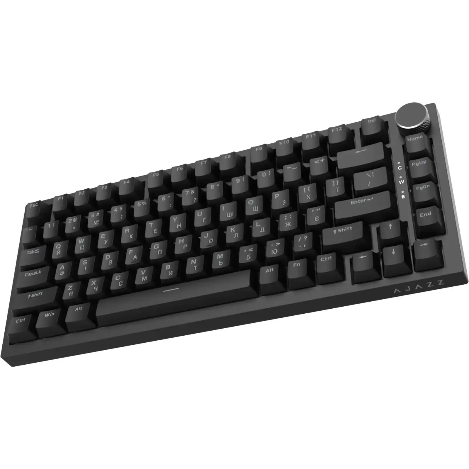 Клавіатура Ajazz AK820 Red Switch Black USB-C (AK820-R-B) UA
