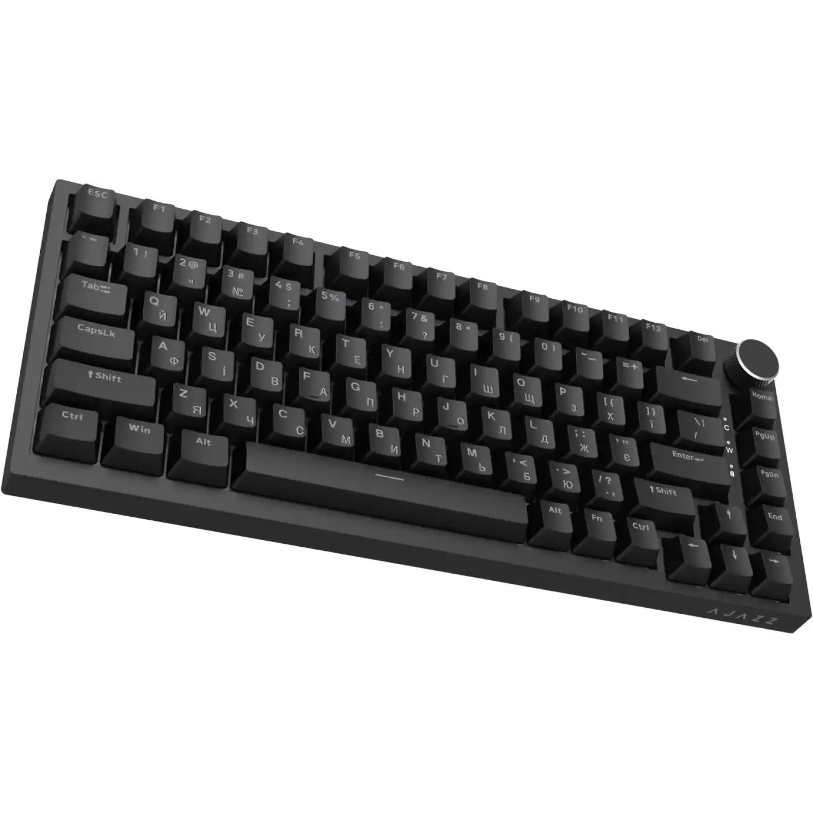 Клавіатура Ajazz AK820 Red Switch Black USB-C (AK820-R-B) UA