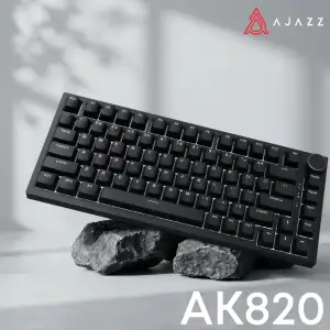 Клавіатура Ajazz AK820 Red Switch Black USB-C (AK820-R-B) UA