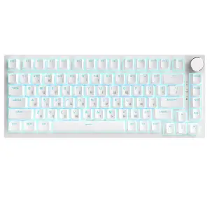Клавіатура Ajazz AK820 Red Switch White USB-C (AK820-R-W) UA