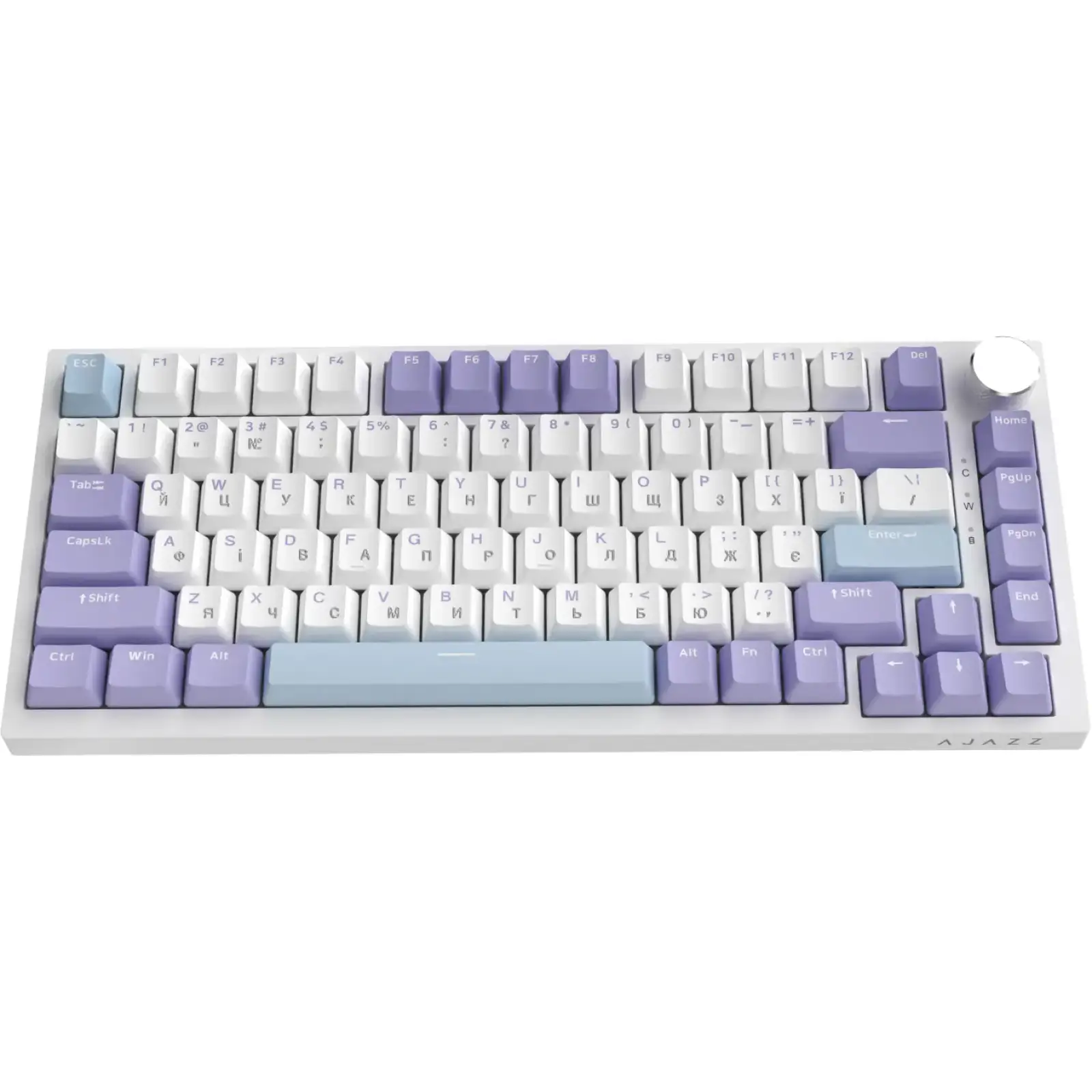 Клавіатура Ajazz AK820 Sea Salt Switch White USB-C (AK820-SS-PWB) UA