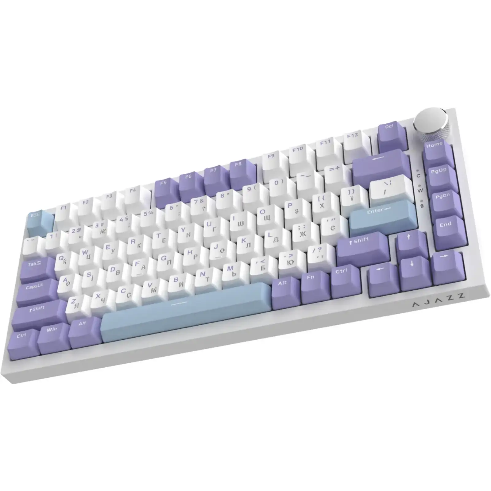 Клавіатура Ajazz AK820 Sea Salt Switch White USB-C (AK820-SS-PWB) UA