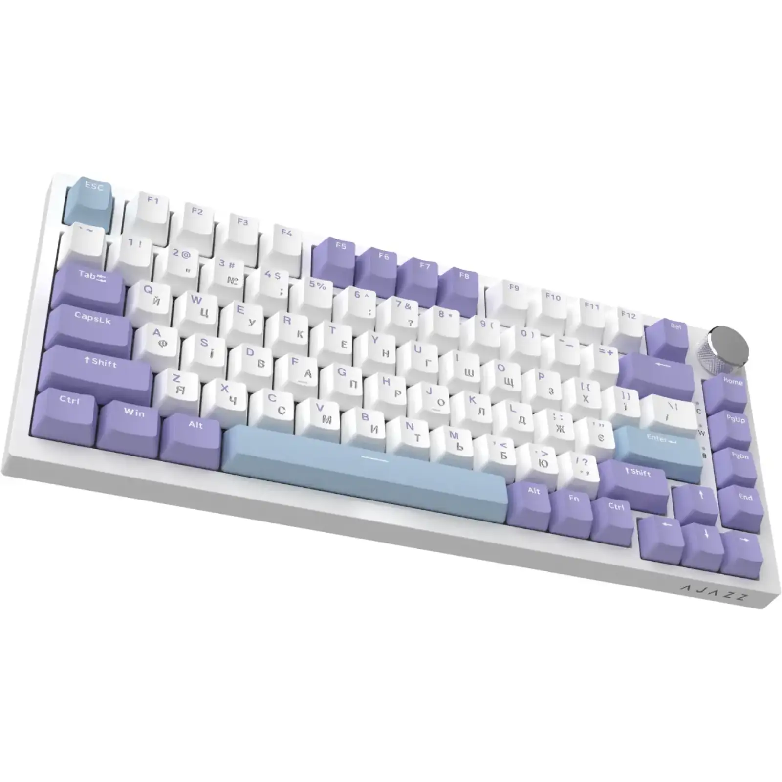 Клавіатура Ajazz AK820 Sea Salt Switch White USB-C (AK820-SS-PWB) UA