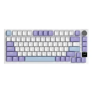 Клавіатура бездротова Ajazz AK820 Pro Flying Fish Switch Purple RGB With Screen (AK820PRO-FF-PWB) UA