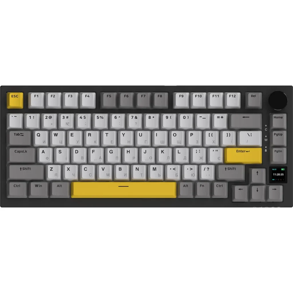 Клавиатура беспроводная Ajazz AK820 Pro Gift Switch Black (AK820PRO-G-BGY) UA