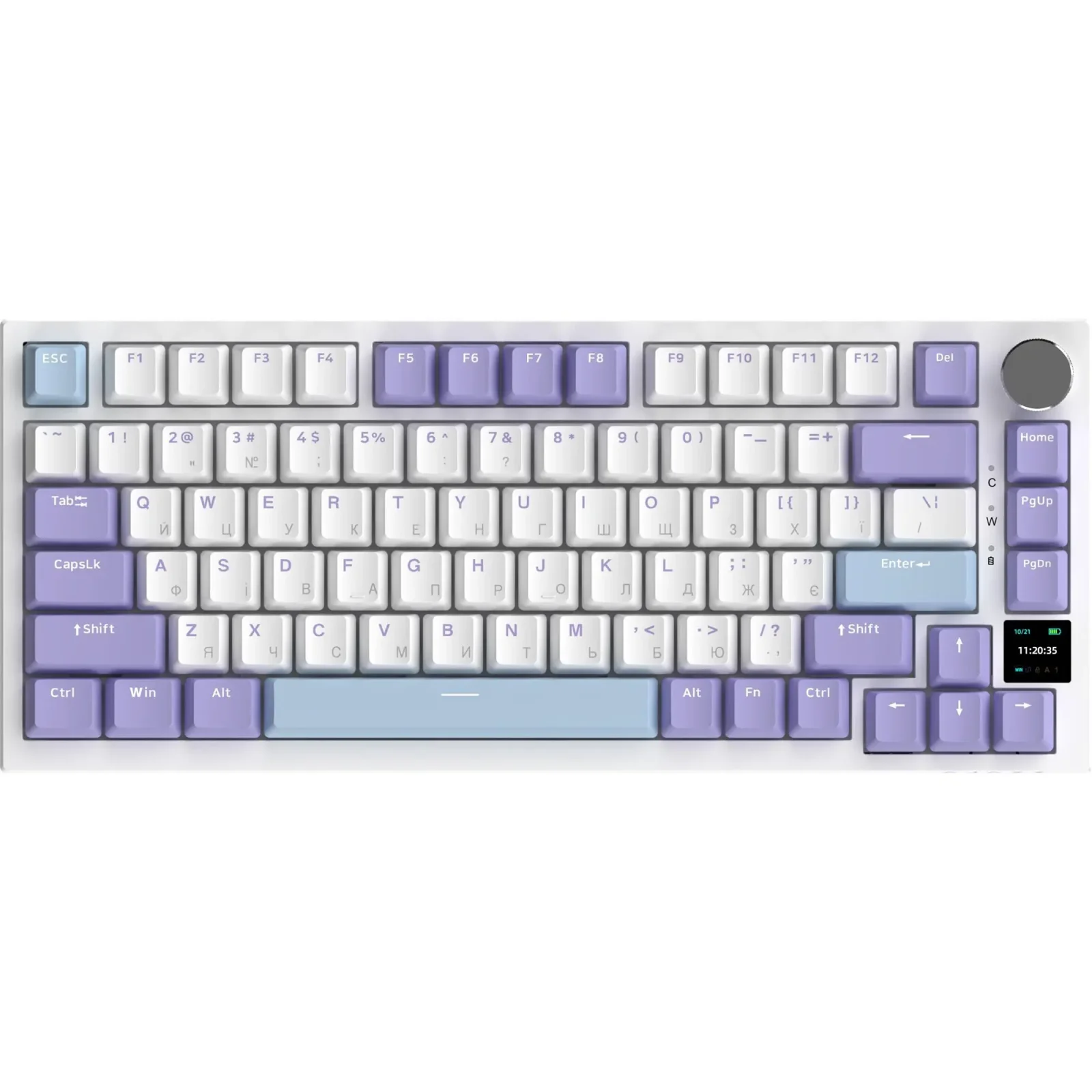 Клавиатура беспроводная Ajazz AK820 Pro Gift Switch Purple (AK820PRO-G-PWB) UA