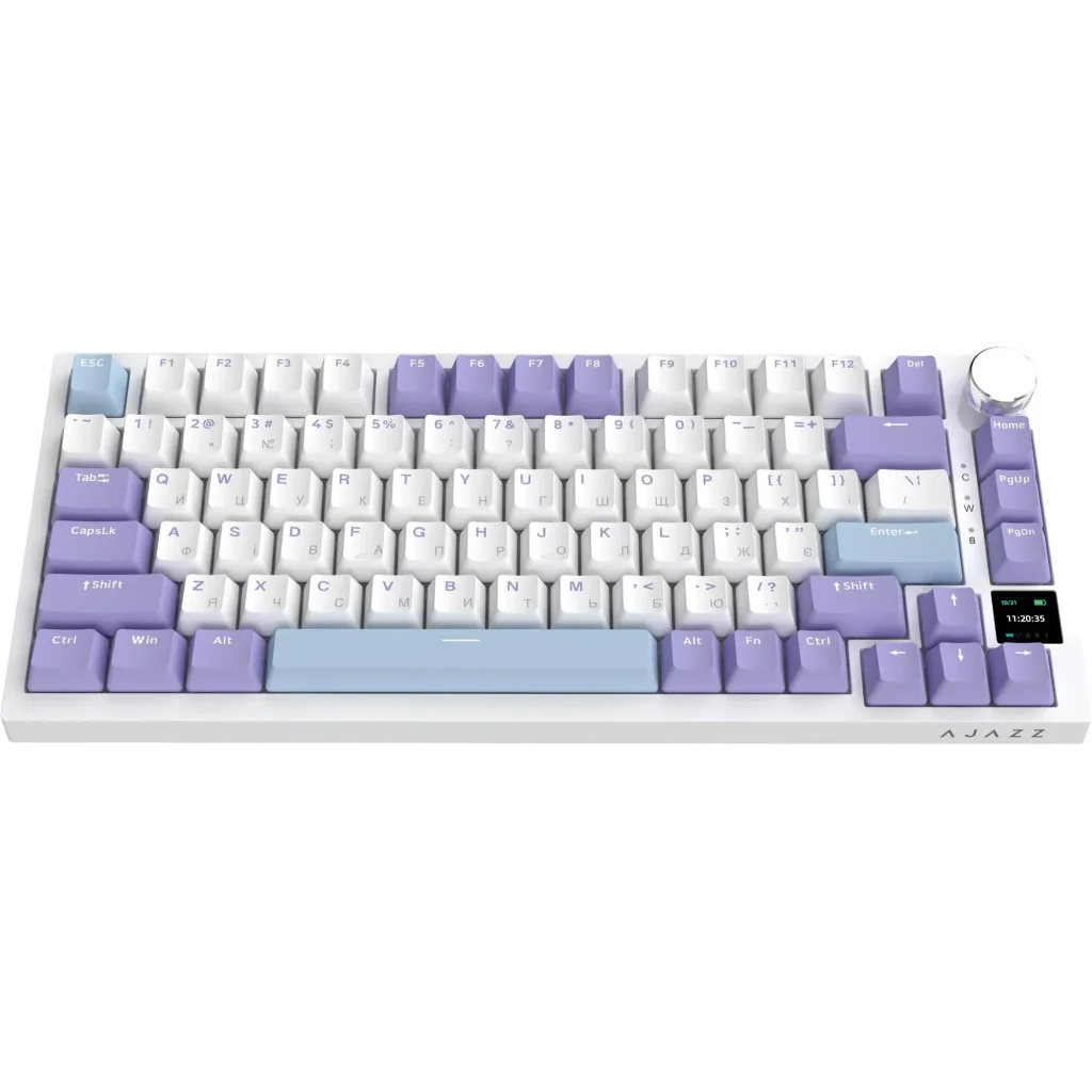 Клавиатура беспроводная Ajazz AK820 Pro Gift Switch Purple (AK820PRO-G-PWB) UA