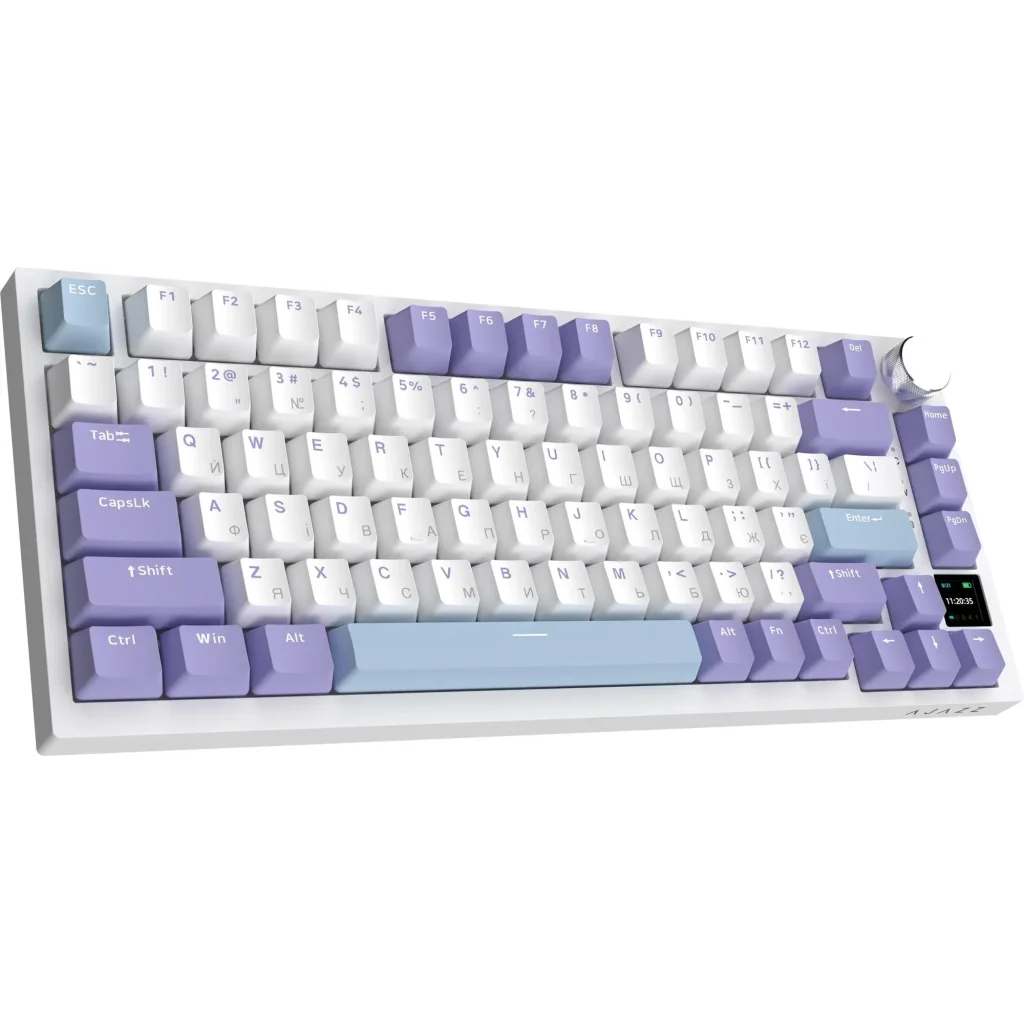 Клавиатура беспроводная Ajazz AK820 Pro Gift Switch Purple (AK820PRO-G-PWB) UA