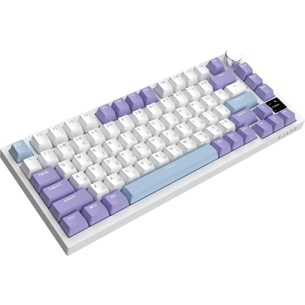 Клавиатура беспроводная Ajazz AK820 Pro Gift Switch Purple (AK820PRO-G-PWB) UA
