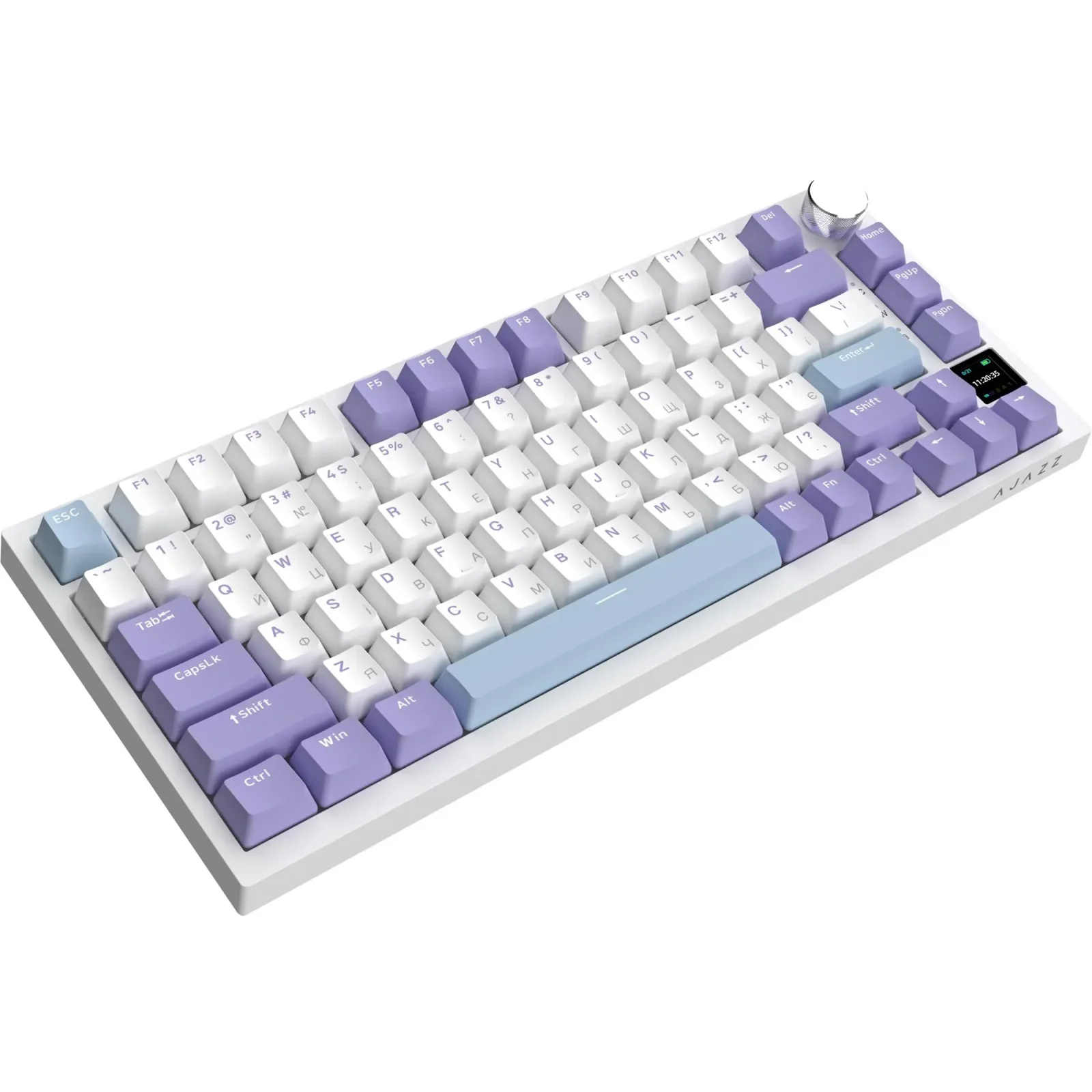 Клавиатура беспроводная Ajazz AK820 Pro Gift Switch Purple (AK820PRO-G-PWB) UA