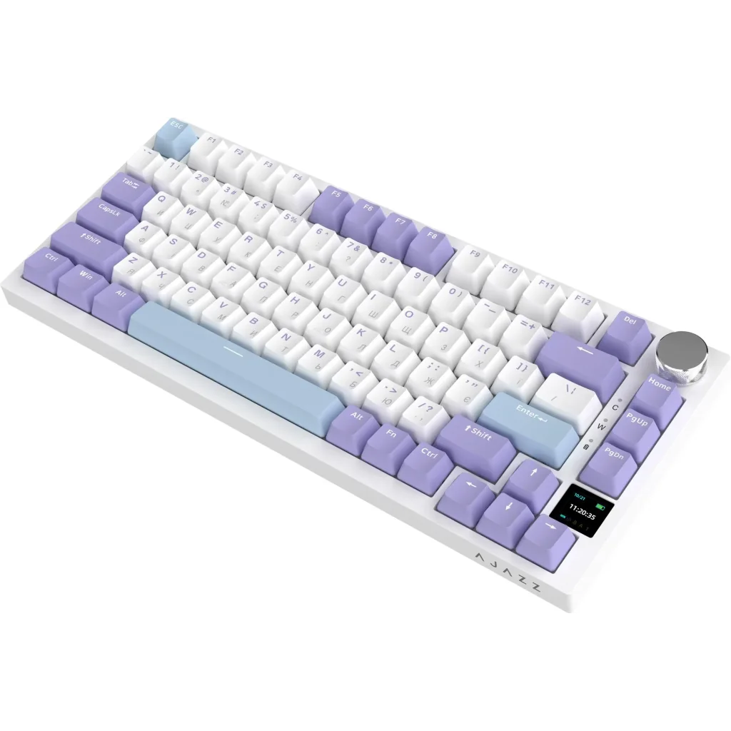 Клавиатура беспроводная Ajazz AK820 Pro Gift Switch Purple (AK820PRO-G-PWB) UA