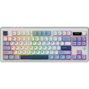 Клавиатура беспроводная Ajazz AK870 Plus Murad Switch White (AK870-MU-BWD) UA
