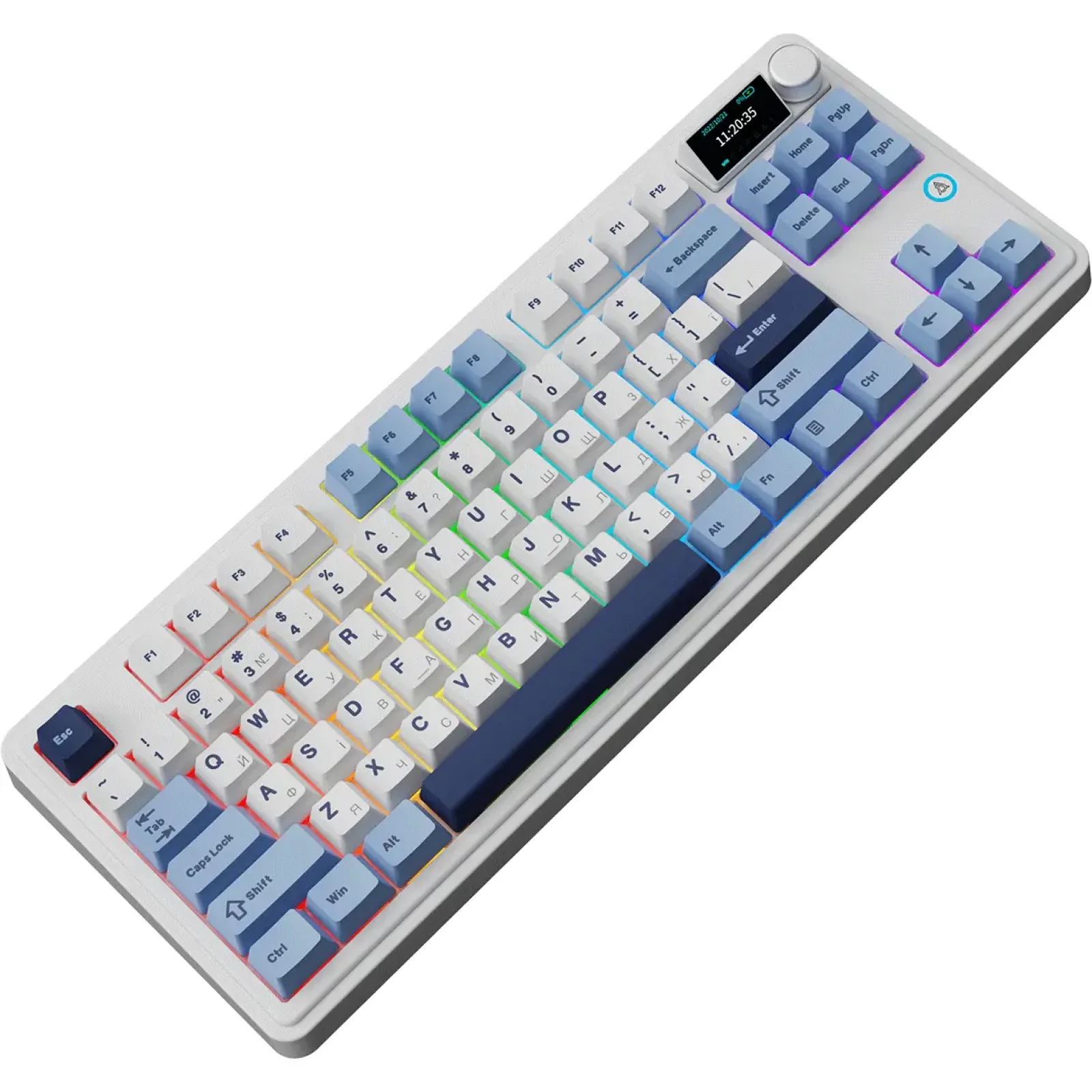 Клавиатура беспроводная Ajazz AK870 Plus Murad Switch White (AK870-MU-BWD) UA