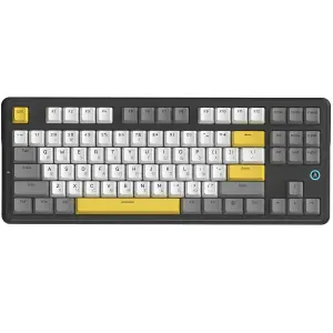 Клавіатура Ajazz AK870 V2 Flying Fish Switch Black Gray Yellow (AK870-V2-FF-BGY) UA